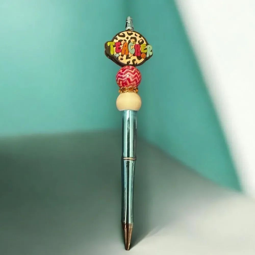 Colorful Teacher Beaded Pen